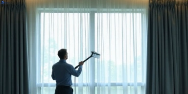 Commercial curtain stain removal service ferny-grove hotels offices restaurants
