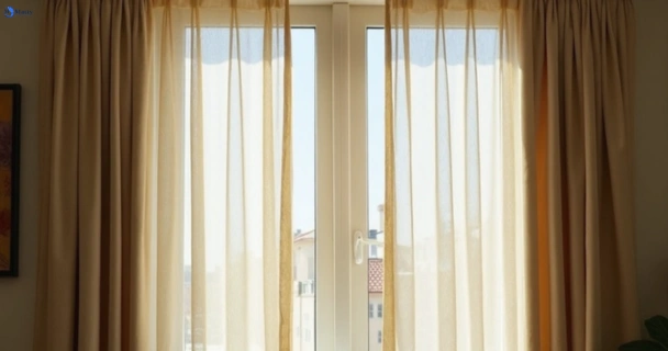 Dull dusty drapes in ferny-grove before professional cleaning