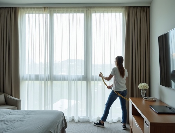 Ferny Grove Sheer Curtain Cleaning